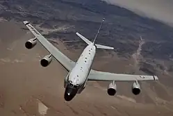 Průzkumný letoun Boeing RC-135 z Offuttovy základny