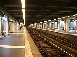 Gare de la Porte de Clichy (1. února 2007)