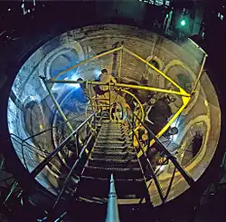 Výroba části tlakové nádoby ve Volgodonsku, 1982