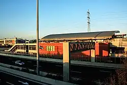 Budova železniční stanice Rišon le-Cijon Moše Dajan