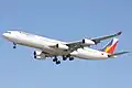 Airbus A340-313X společnosti Philippine Airlines, registrace RP-C3431