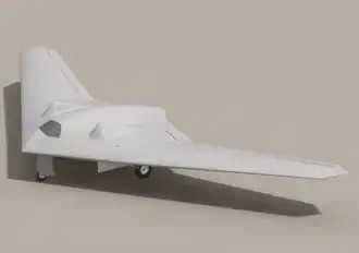 Umělecká představa letounu RQ-170