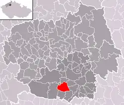 Račiněves na mapě