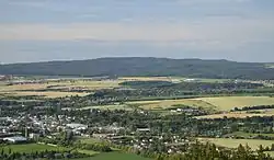 Radeč, pohled na hřeben z jihu