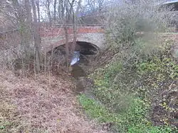 Mostek před Radičeveskou strouhu v Trnovanech