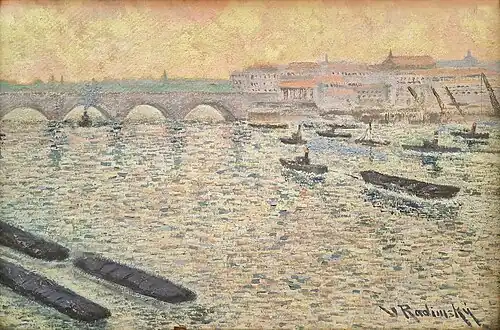 Radimský Václav - Londýnský most s přístavem