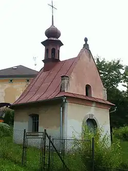 kaplička v centru Radkyně