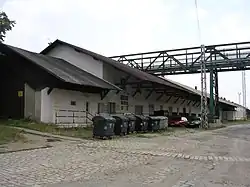 Severní nástupiště v červenci 2006.