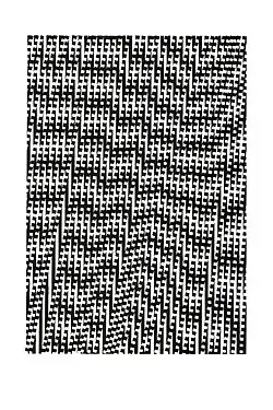 Radoslav Kratina, Kompozice (černobílá), serigrafie (1972)