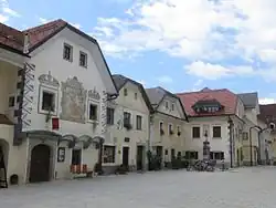 Historické jádro města Radovljica