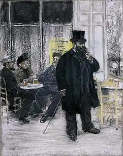 Bohèmes au café (1886)