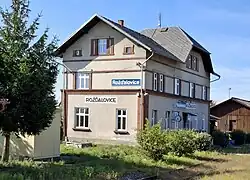 výpravní budova stanice Rožďalovice