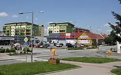 Centrum města – křižovatka ulic Městečko a Masarykovy