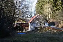 Rajský mlýn u obce Rajské