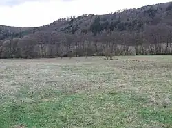 Terénní stopy po zaniklém Sokolí