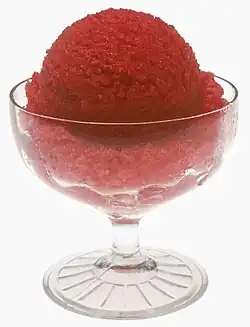 Malinový sorbet