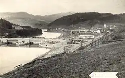 Vodní elektrárna Vuzenica v roce 1950