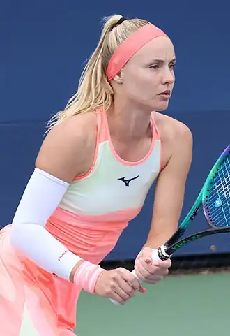 Rebecca Šramková na US Open 2023