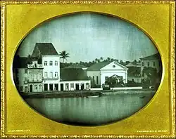 Recife, hlavní město státu Pernambuco, Brazílie, 1851