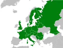 Rozšíření lovčíka mokřadního (zeleně)