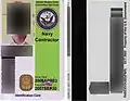 Průkaz CAC soukromého dodavatele pracujícího pro Námořnictvo USA