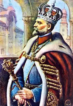 Korunovační portrét krále Ferdinanda I.