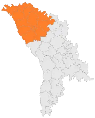 Poloha Severního rozvojového regionu