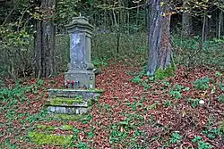 Rejdice - socha svatého Antonína Paduánského (podstavec) (3).JPG