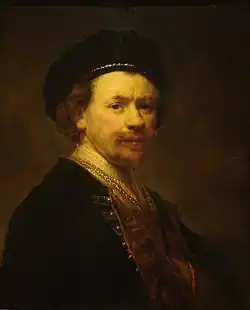 Rembrandt: Autoportrét, 1636-38