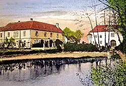 Dvůr a renezanční zámeček