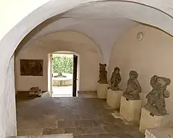 Renesanční průchod mezi atriem a parkánem, SGVU Litoměřice