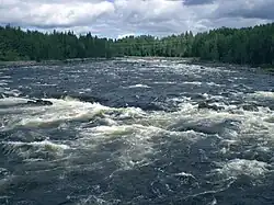 peřeje Renforsen na řece