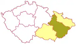 Arcidiecéze olomoucká na mapě