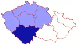 Diecéze českobudějovická na mapě