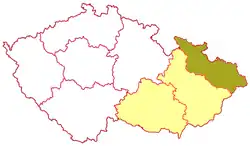 Diecéze ostravsko-opavská na mapě