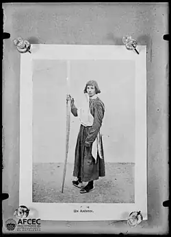 Apoštol z lidového divadla Moixiganga ve Valls