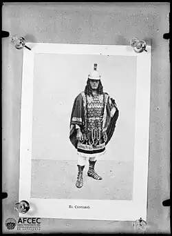 Centurion z lidového divadla Moixiganga ve Valls