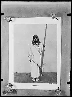 Apoštol svatý Jan z lidového divadla Moixiganga ve Valls