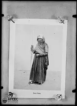 Apoštol svatý Petr z lidového divadla Moixiganga ve Valls