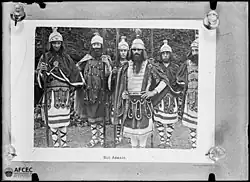 Setníci z lidového divadla Moixiganga ve Valls