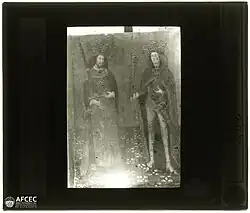 Retaule amb dos sants coronats de la col·lecció de Celestin Dupont