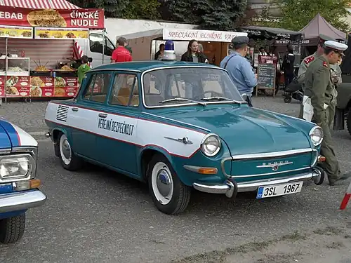 Škoda 1000 MB v provedení Veřejné bezpečnosti (model 1966)