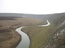 řeka Răut v oblasti Orhei