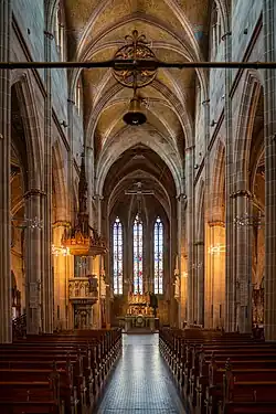 Kostel P. Marie, vnitřek