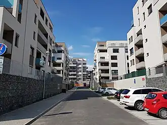 Severní úsek, pohled severním směrem