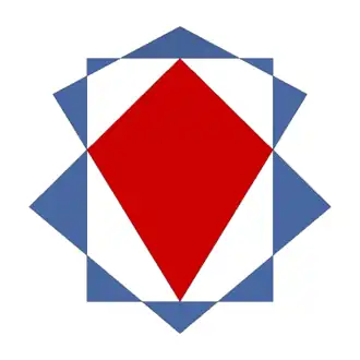 Rex jantra (typ Šrivatsagranthi yantra 4+8 okvětních;)