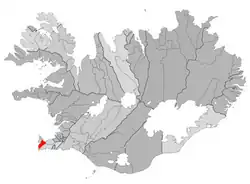 Reykjanesbær na mapě