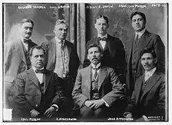 Riccardo Vasquez, Luis D'Antin, Óscar E. Duplán Maldonado, Francisco Peredo, Luis Peredo a Jose Arrendondo