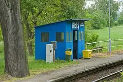 Přístřešek v zastávce