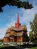 Dřevěný kostel v Ringebu, Norsko
